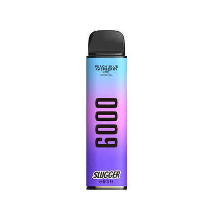 SLUGGER DISPOSABLE PEACH BLUE RASBERRY ICE 6000 PUFF 40MG