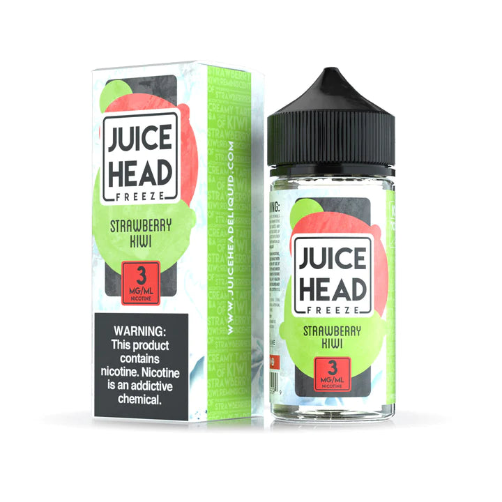 JUICE HEAD FREEZE STRAWBERRY KIWI 100ML 3MG Elite Cigs & Vaporizers JUICE HEAD FREEZE STRAWBERRY KIWI 100ML 3MG Elite Cigs & Vaporizers
