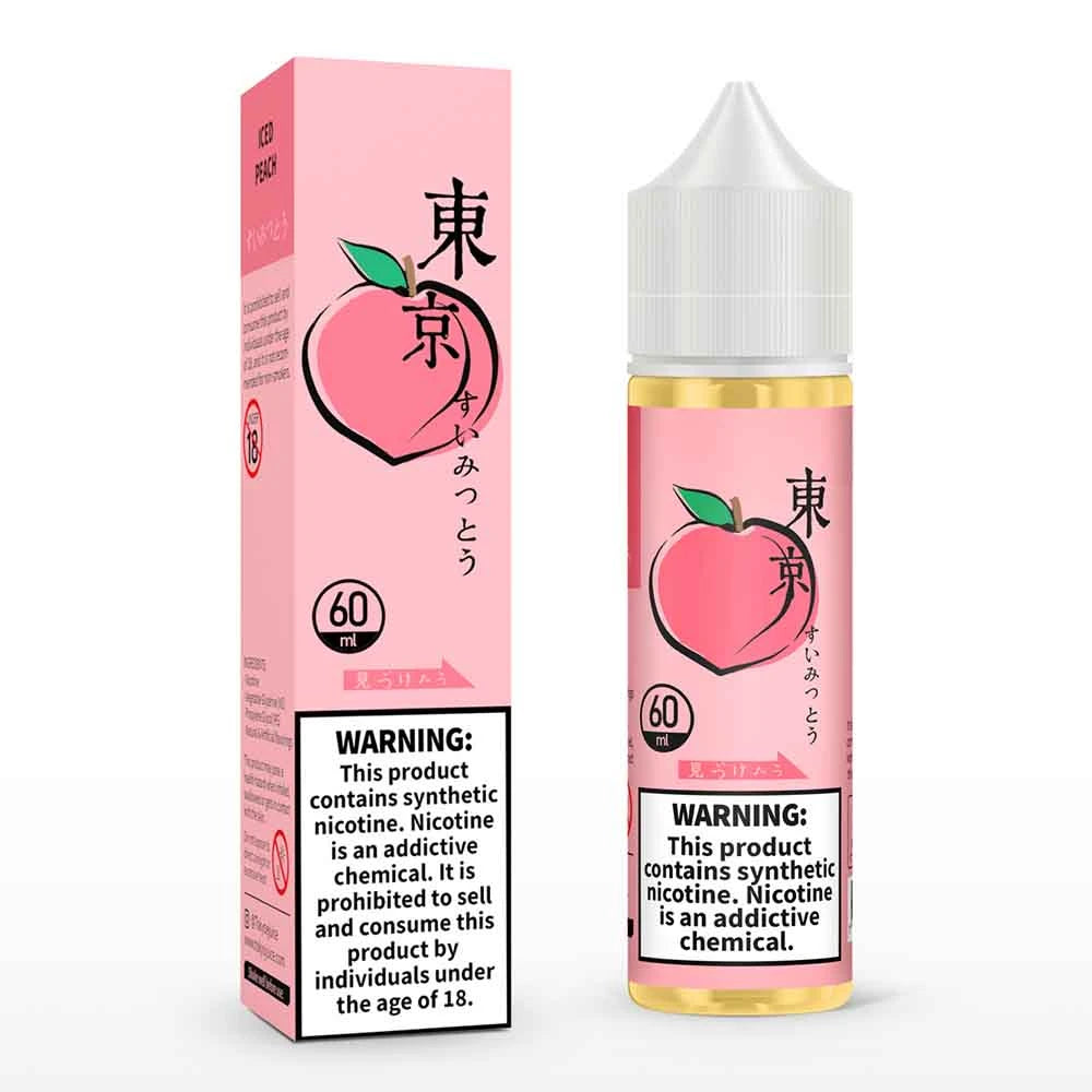 TOKYO ICED PEACH 60ML Elite Cigs & Vaporizers TOKYO ICED PEACH 60ML Elite Cigs & Vaporizers