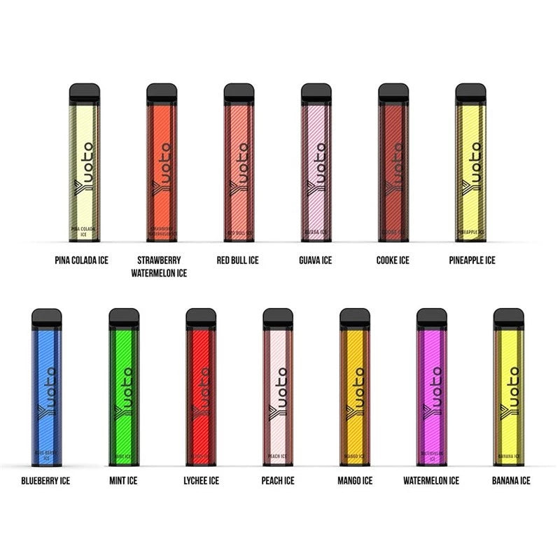 YUOTO XXL DISPOSABLE 5% 2500 PUFFS Elite Cigs & Vaporizers YUOTO XXL DISPOSABLE 5% 2500 PUFFS Elite Cigs & Vaporizers