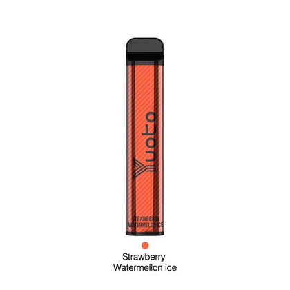 YUOTO XXL DISPOSABLE STRAWBERRY WATERMELON ICE 5% 2500 PUFFS