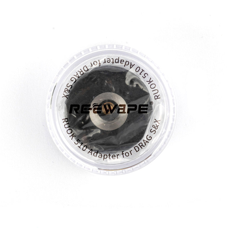 REEWAPE RUOK 510 ADAPTER CONNECTOR FOR DRAG X & DRAG S KIT Elite Cigs & Vaporizers REEWAPE RUOK 510 ADAPTER CONNECTOR FOR DRAG X & DRAG S KIT Elite Cigs & Vaporizers
