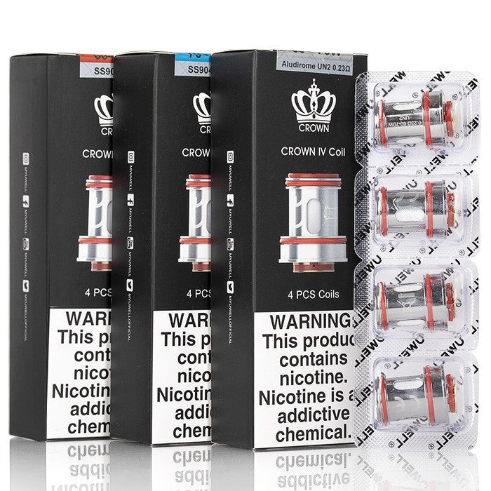 Uwell Crown 4 IV Replacement Coils  Elite Cigs & Vaporizers